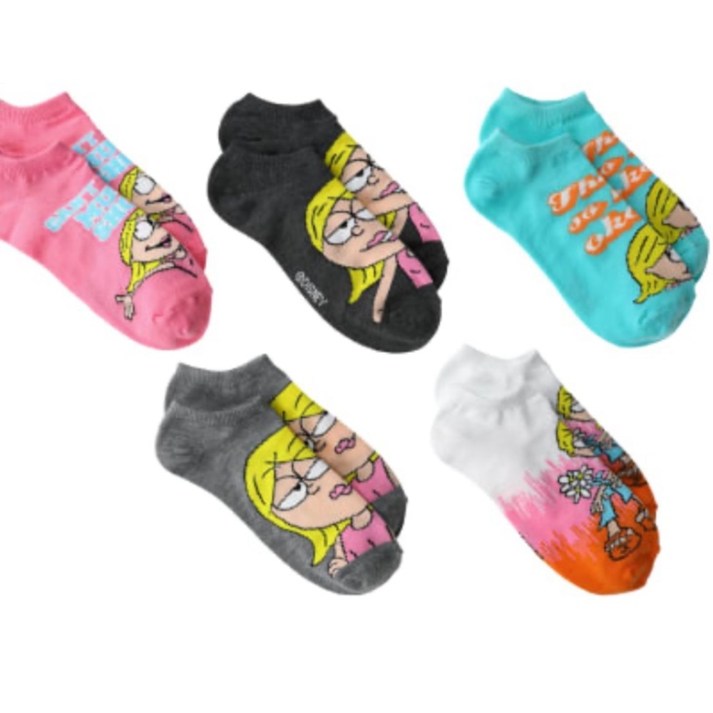 Lizzie McGuire 5 pack no show socks NWT - Picture 2 of 3